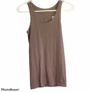 Athleta Gray Pura Ribbed Tank Top Size XS